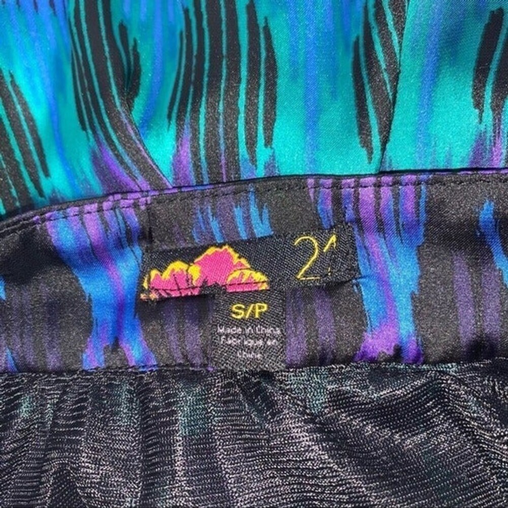 Forever 21 multi-color flowy mini skirt - Picture 8 of 10